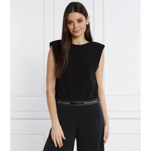 EA7 Top | Cropped Fit ze sklepu Gomez Fashion Store w kategorii Bluzki damskie - zdjęcie 184344566