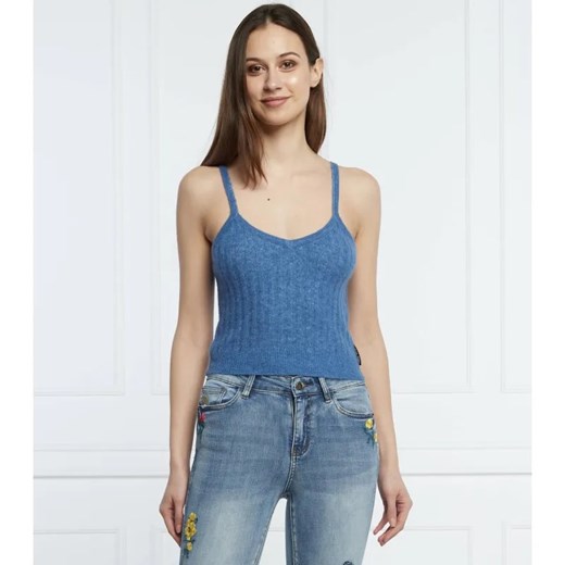 Silvian Heach Wełniany top DALENES | Cropped Fit ze sklepu Gomez Fashion Store w kategorii Bluzki damskie - zdjęcie 184344607