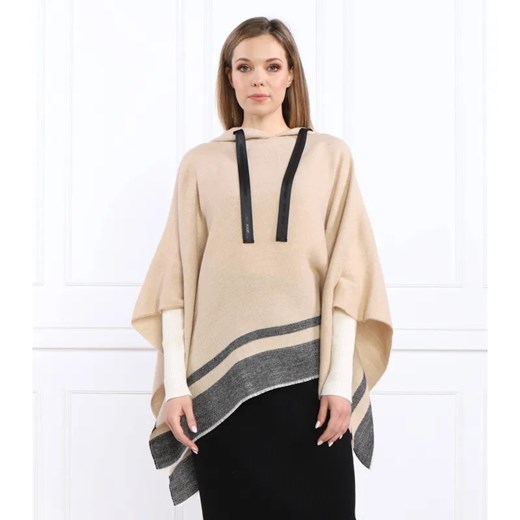 Joop! Ponczo | Relaxed fit | z dodatkiem wełny ze sklepu Gomez Fashion Store w kategorii Poncza - zdjęcie 184344645