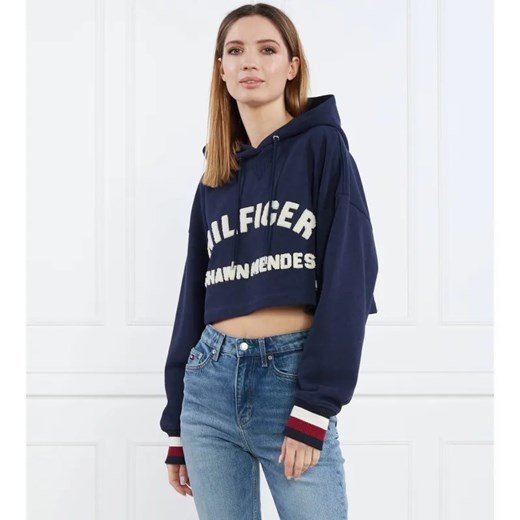 Tommy Hilfiger Bluza THXSM FLEECE CROP GRAPHIC | Cropped Fit ze sklepu Gomez Fashion Store w kategorii Bluzy damskie - zdjęcie 184344646