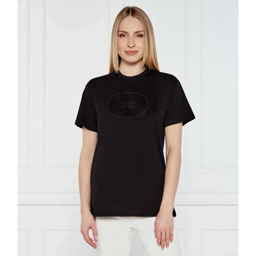 Elisabetta Franchi T-shirt | Regular Fit ze sklepu Gomez Fashion Store w kategorii Bluzki damskie - zdjęcie 184344658