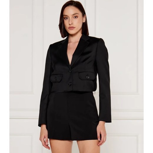 Pinko Wełniana marynarka VIVONA | Cropped Fit ze sklepu Gomez Fashion Store w kategorii Marynarki damskie - zdjęcie 184344689