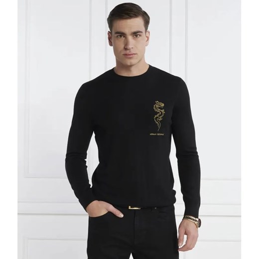 Armani Exchange Sweter | Regular Fit | z dodatkiem wełny ze sklepu Gomez Fashion Store w kategorii Swetry męskie - zdjęcie 184344695