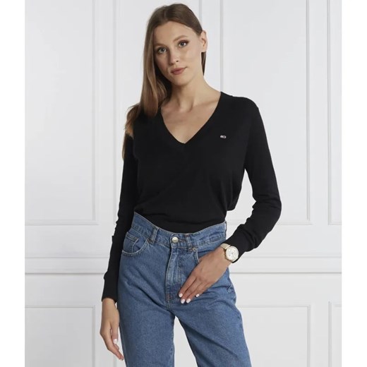 Tommy Jeans Sweter | Regular Fit ze sklepu Gomez Fashion Store w kategorii Swetry damskie - zdjęcie 184344697
