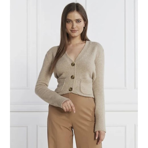 Marella SPORT Kardigan NORDICA | Regular Fit | z dodatkiem wełny i kaszmiru ze sklepu Gomez Fashion Store w kategorii Swetry damskie - zdjęcie 184344698
