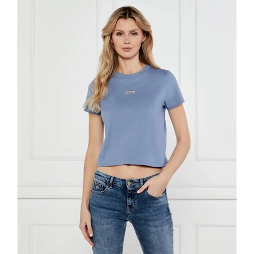 Calvin Klein Jeans T-shirt | Regular Fit ze sklepu Gomez Fashion Store w kategorii Bluzki damskie - zdjęcie 184344767