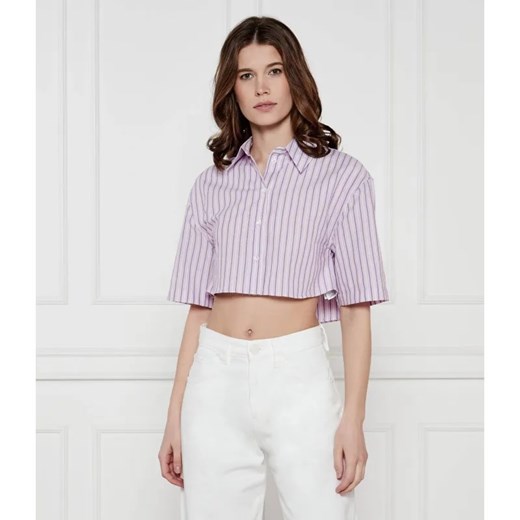 Patrizia Pepe Koszula | Cropped Fit ze sklepu Gomez Fashion Store w kategorii Koszule damskie - zdjęcie 184344798