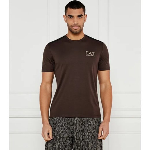 EA7 T-shirt | Slim Fit ze sklepu Gomez Fashion Store w kategorii T-shirty męskie - zdjęcie 184344935