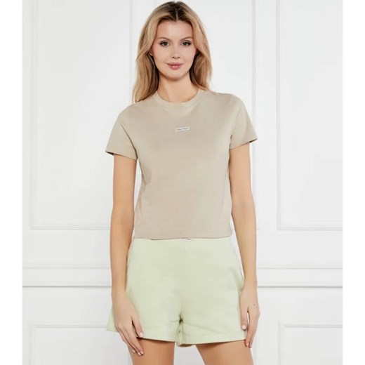 Calvin Klein Jeans T-shirt | Regular Fit ze sklepu Gomez Fashion Store w kategorii Bluzki damskie - zdjęcie 184344957