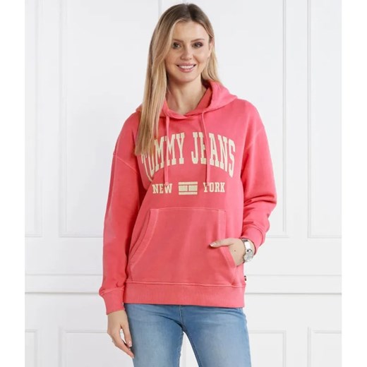 Tommy Jeans Bluza TJW RLX WASHED VARSITY HOOD EXT | Relaxed fit Tommy Jeans L okazja Gomez Fashion Store
