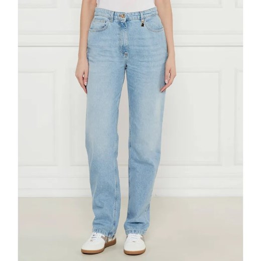 Elisabetta Franchi Jeansy | Straight fit | high waist ze sklepu Gomez Fashion Store w kategorii Jeansy damskie - zdjęcie 184345065