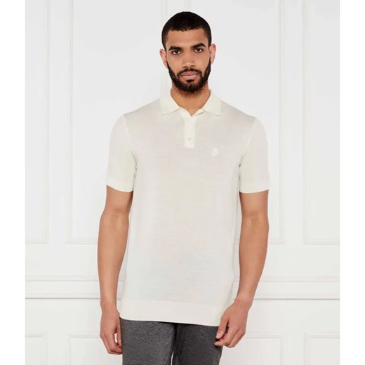 Karl Lagerfeld Wełniane polo | Regular Fit ze sklepu Gomez Fashion Store w kategorii T-shirty męskie - zdjęcie 184345119