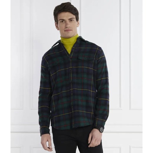 POLO RALPH LAUREN Wełniana koszula | Classic fit Polo Ralph Lauren L okazja Gomez Fashion Store