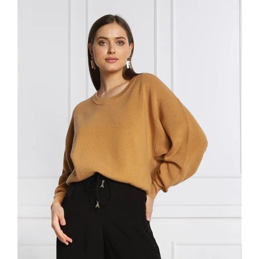Patrizia Pepe Wełniany sweter | Regular Fit ze sklepu Gomez Fashion Store w kategorii Swetry damskie - zdjęcie 184345198
