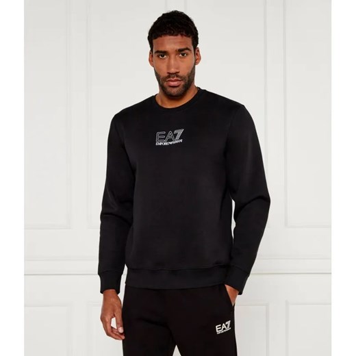 EA7 Bluza SWEATSHIRT | Regular Fit ze sklepu Gomez Fashion Store w kategorii Bluzy męskie - zdjęcie 184345215