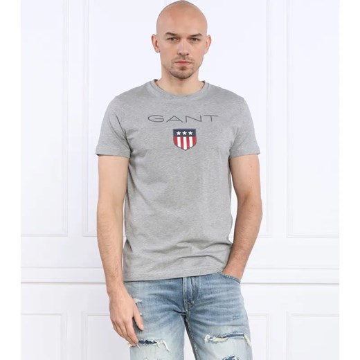 Gant T-shirt SHIELD SS | Regular Fit ze sklepu Gomez Fashion Store w kategorii T-shirty męskie - zdjęcie 184345227