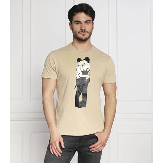 GUESS T-shirt POLICE LOVE | Regular Fit ze sklepu Gomez Fashion Store w kategorii T-shirty męskie - zdjęcie 184345287