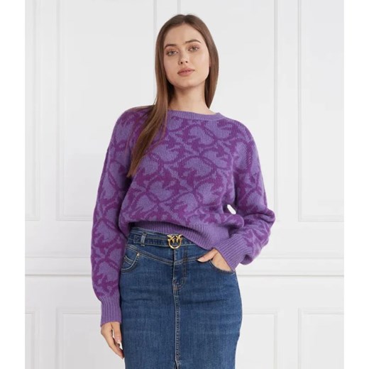 Pinko Wełniany sweter | Regular Fit ze sklepu Gomez Fashion Store w kategorii Swetry damskie - zdjęcie 184345289