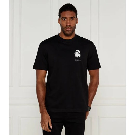 HUGO T-shirt Dicatiko | Regular Fit ze sklepu Gomez Fashion Store w kategorii T-shirty męskie - zdjęcie 184345339