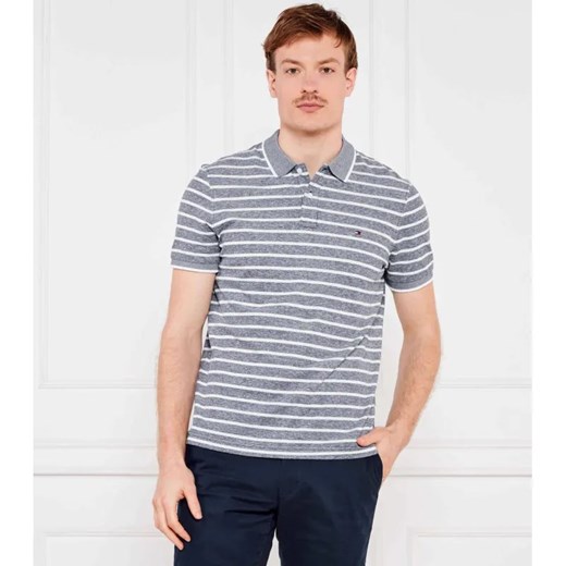 Tommy Hilfiger Polo | Regular Fit | z dodatkiem lnu ze sklepu Gomez Fashion Store w kategorii T-shirty męskie - zdjęcie 184345349