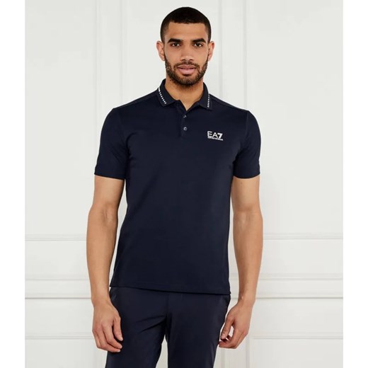 EA7 Polo | Slim Fit | stretch pique ze sklepu Gomez Fashion Store w kategorii T-shirty męskie - zdjęcie 184345369