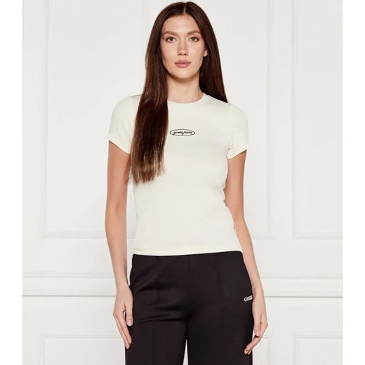 Guess Jeans T-shirt | Slim Fit ze sklepu Gomez Fashion Store w kategorii Bluzki damskie - zdjęcie 184345375