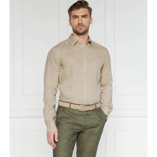 Windsor Lniana koszula Lapo-W | Shaped fit ze sklepu Gomez Fashion Store w kategorii Koszule męskie - zdjęcie 184345379