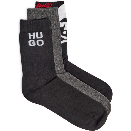 Hugo Bodywear Skarpety 3-pack 3P QS RIB SKULL CC ze sklepu Gomez Fashion Store w kategorii Skarpetki męskie - zdjęcie 184345409