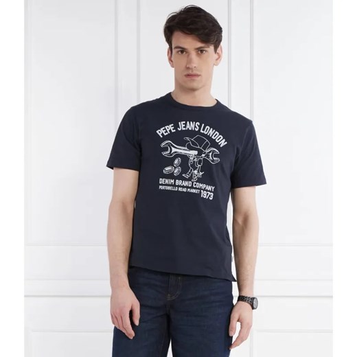 Pepe Jeans London T-shirt CEDRIC | Regular Fit ze sklepu Gomez Fashion Store w kategorii T-shirty męskie - zdjęcie 184345469