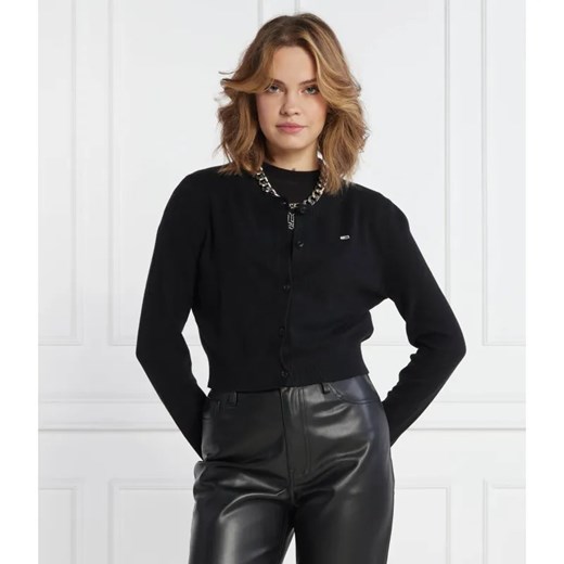 Tommy Jeans Kardigan TJW CRP ESSENTIAL | Regular Fit ze sklepu Gomez Fashion Store w kategorii Swetry damskie - zdjęcie 184345509
