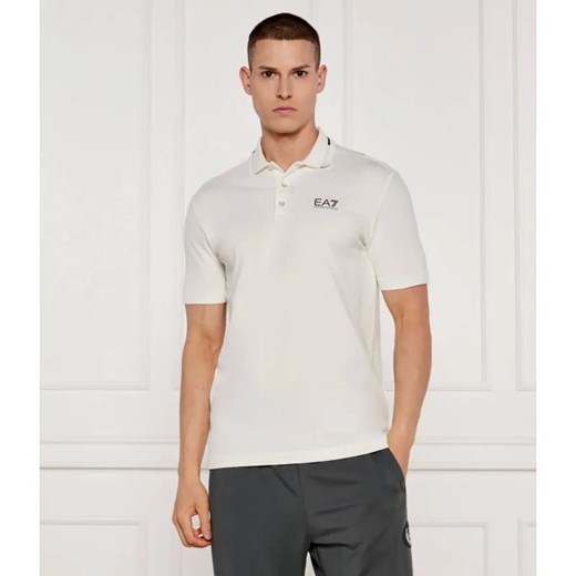 EA7 Polo | Slim Fit | stretch pique ze sklepu Gomez Fashion Store w kategorii T-shirty męskie - zdjęcie 184345519