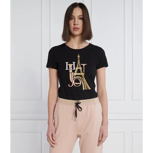 Liu Jo Sport T-shirt | Regular Fit ze sklepu Gomez Fashion Store w kategorii Bluzki damskie - zdjęcie 184345537
