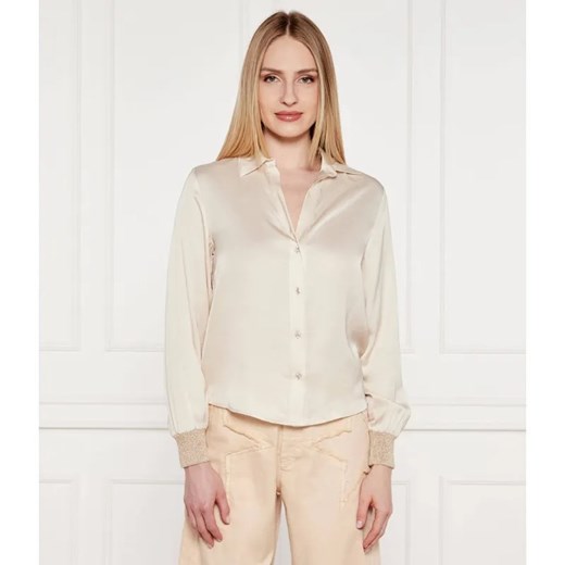 AKEP Satynowa koszula | Regular Fit ze sklepu Gomez Fashion Store w kategorii Koszule damskie - zdjęcie 184345577