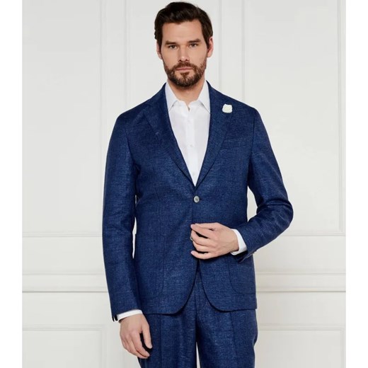 BOSS BLACK Marynarka C-Hanry-252 | Slim Fit | z dodatkiem lnu ze sklepu Gomez Fashion Store w kategorii Marynarki męskie - zdjęcie 184345647