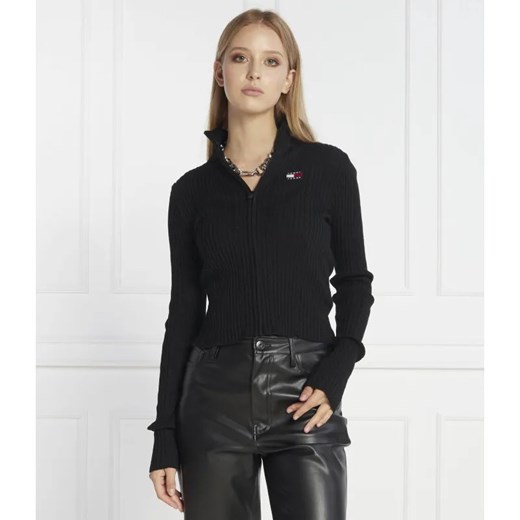 Tommy Jeans Kardigan | Slim Fit ze sklepu Gomez Fashion Store w kategorii Swetry damskie - zdjęcie 184345696