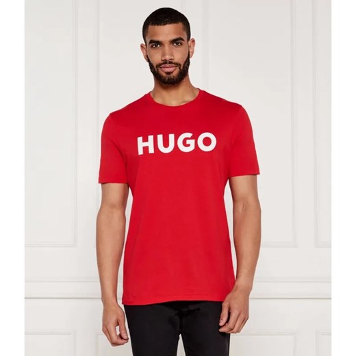 HUGO T-shirt Dulivio | Regular Fit ze sklepu Gomez Fashion Store w kategorii T-shirty męskie - zdjęcie 184345727