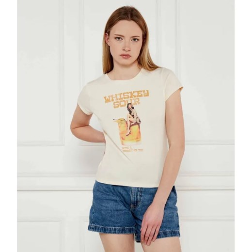 GUESS T-shirt VINTAGE GIRL R5 | Regular Fit ze sklepu Gomez Fashion Store w kategorii Bluzki damskie - zdjęcie 184345757