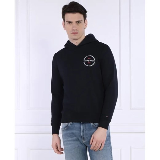 Tommy Hilfiger Bluza ROUNDEL HOODY | Regular Fit ze sklepu Gomez Fashion Store w kategorii Bluzy męskie - zdjęcie 184345808
