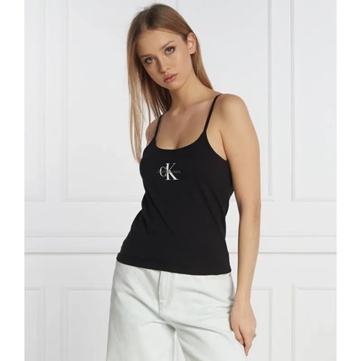 Calvin Klein Jeans Top | Regular Fit ze sklepu Gomez Fashion Store w kategorii Bluzki damskie - zdjęcie 184345889