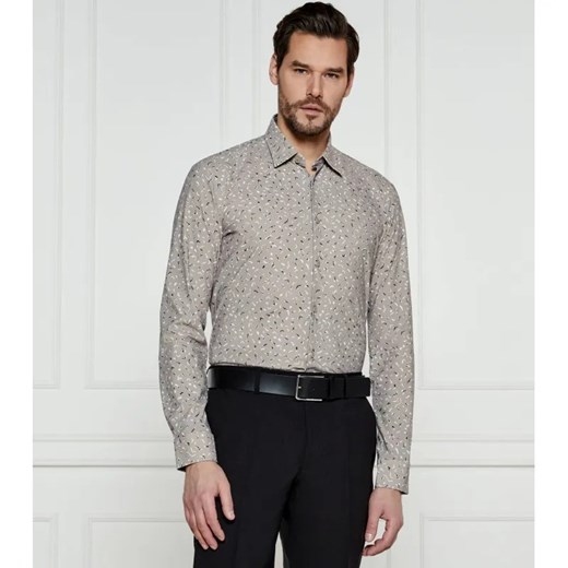 BOSS BLACK Koszula P-ROAN-kent-C1-233 | Slim Fit | stretch ze sklepu Gomez Fashion Store w kategorii Koszule męskie - zdjęcie 184345897