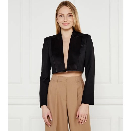 Pinko Żakiet SPENCER | Cropped Fit | z dodatkiem wełny ze sklepu Gomez Fashion Store w kategorii Marynarki damskie - zdjęcie 184345908