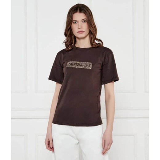 Patrizia Pepe T-shirt | Regular Fit ze sklepu Gomez Fashion Store w kategorii Bluzki damskie - zdjęcie 184345965