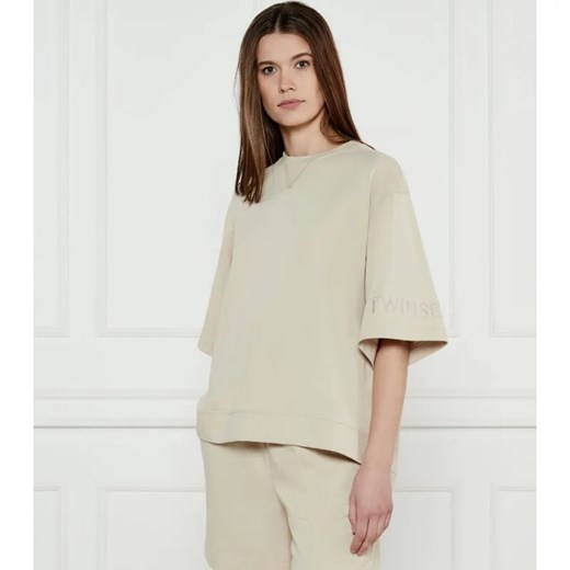 Twinset U&B T-shirt | Oversize fit ze sklepu Gomez Fashion Store w kategorii Odzież plażowa - zdjęcie 184346016
