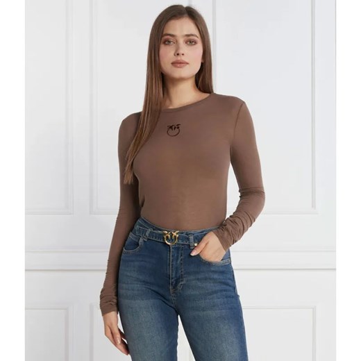 Pinko Bluzka | Slim Fit | z dodatkiem kaszmiru ze sklepu Gomez Fashion Store w kategorii Bluzki damskie - zdjęcie 184346046