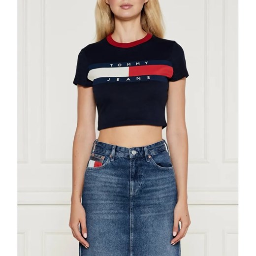 Tommy Jeans T-shirt | Cropped Fit Tommy Jeans XL promocja Gomez Fashion Store