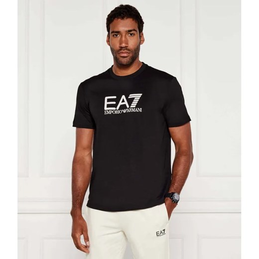 EA7 T-shirt | Regular Fit ze sklepu Gomez Fashion Store w kategorii T-shirty męskie - zdjęcie 184346075