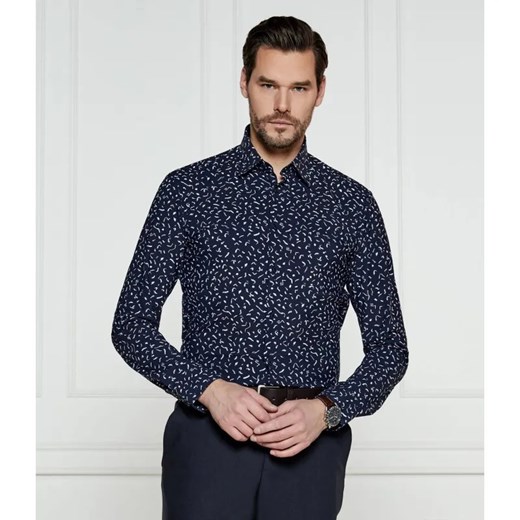 BOSS BLACK Koszula P-ROAN-kent-C1-233 | Slim Fit | stretch ze sklepu Gomez Fashion Store w kategorii Koszule męskie - zdjęcie 184346076