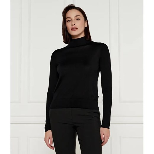 HUGO Wełniany golf Sedennian | Regular Fit ze sklepu Gomez Fashion Store w kategorii Swetry damskie - zdjęcie 184346077