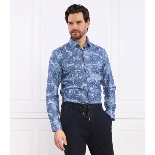 BOSS BLACK Koszula C-HAL-kent-C1-223 | Casual fit | z dodatkiem lnu ze sklepu Gomez Fashion Store w kategorii Koszule męskie - zdjęcie 184346095