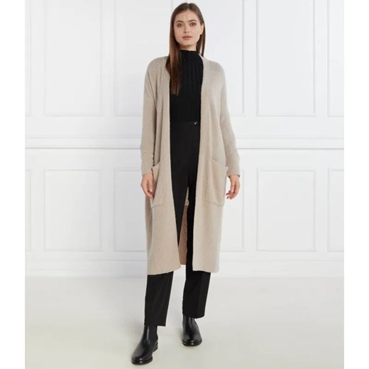 Marella SPORT Wełniany kardigan | Relaxed fit ze sklepu Gomez Fashion Store w kategorii Swetry damskie - zdjęcie 184346186